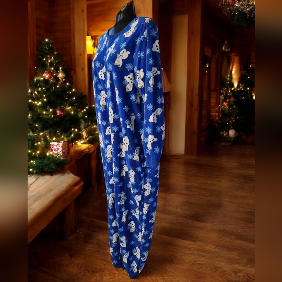 Disney Olaf Cozy Microfleece Onsie ❄️❄️ Pajamas Ladies XL☃️ - Picture 2 of 8